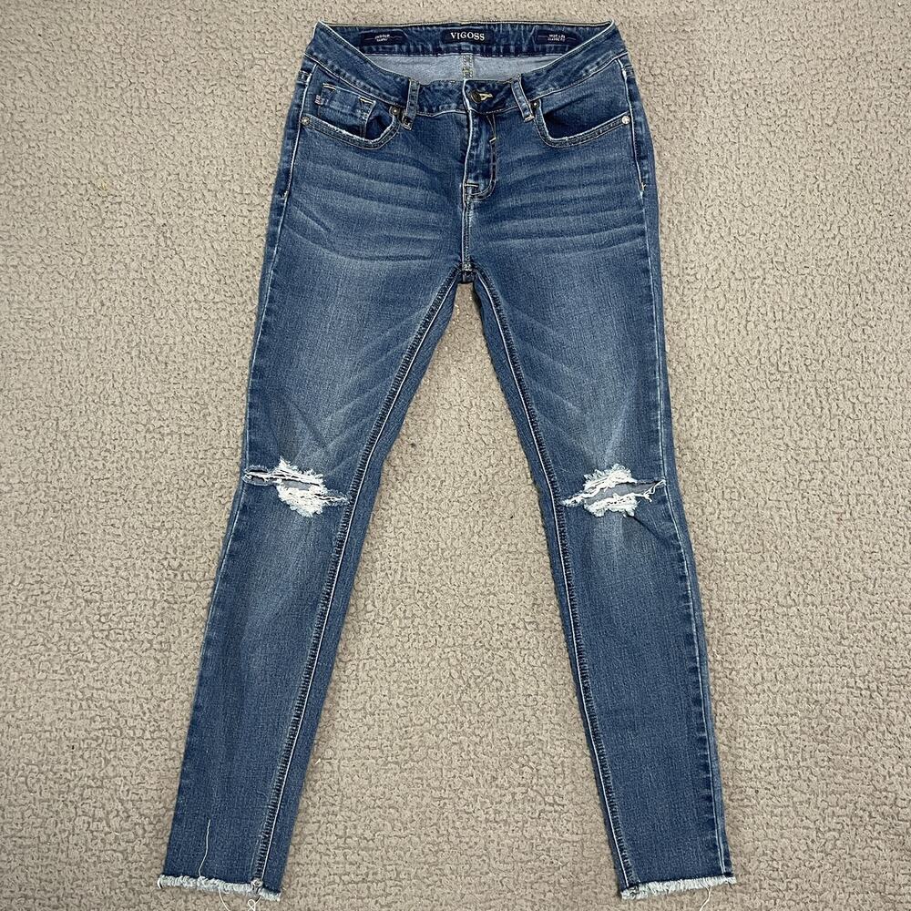 Vigoss Jeans Womens 28 Blue Jagger Skinny Classic Fit Denim